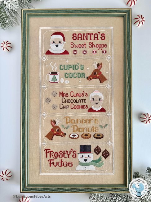 Santa's Sweet Shope by Luminous Fiber Arts