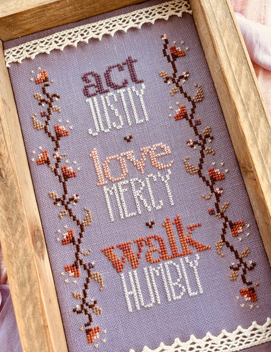 Micah 6:8 by Sweet Wing Studios