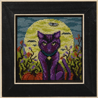 Button & Beads Autumn Series 2025: Spooky Cat Kit by Mill Hill