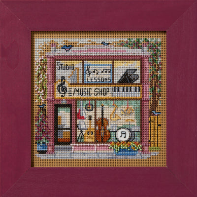Buttons & Beads Spring 2026: Main Street, Music Shop by Mill Hill