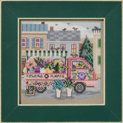 Buttons & Beads Spring 2026: Flower Truck by Mill Hill