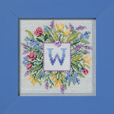 Buttons & Beads, Spring 2026: Floral Monogram by Mill Hill