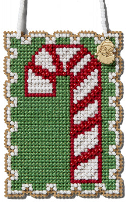 Holiday Stamps Charmed Ornaments 2024: Candy Cane by Mill Hill