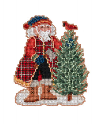 Timberline Santas 2022: Scotch Pine Santa Kit by Mill Hill