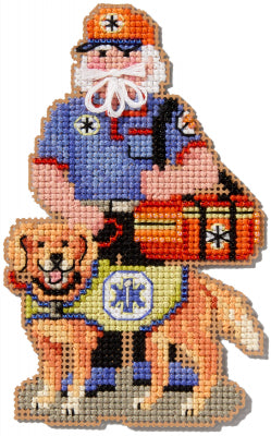 First Responder Santas: EMT Santa Kit by Mill Hill