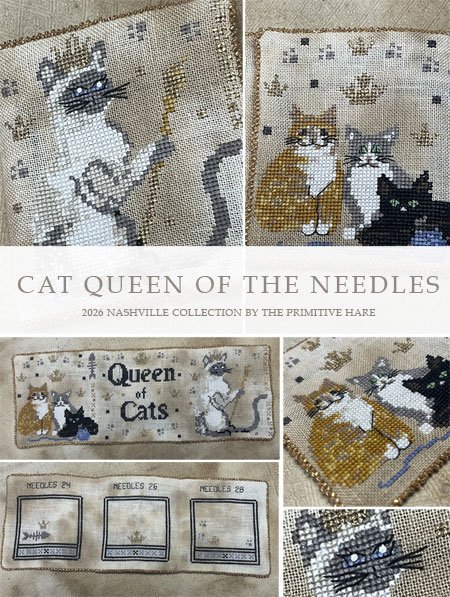 Cats Queen of the Needles by The Primitive Hare