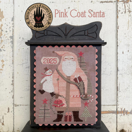 Pink Coat Santa by Teresa Kogut