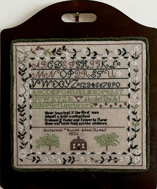 PREORDER! Susannah Burell 1826 by Olde Willow Stitchery Threads Inc.