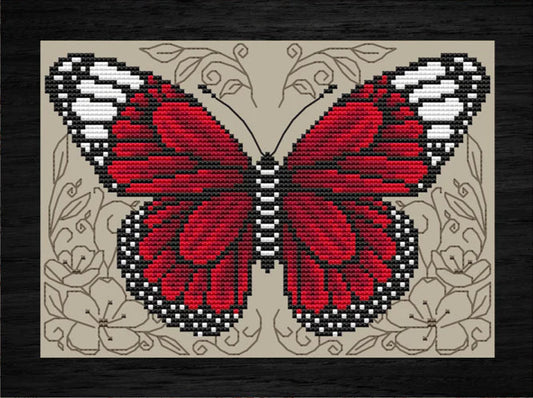 Red Butterfly by Shannon Christine Designs