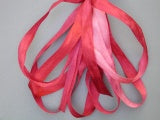 Raspberry Parfait #091 Silk Ribbon 4mm: Gloriana Threads