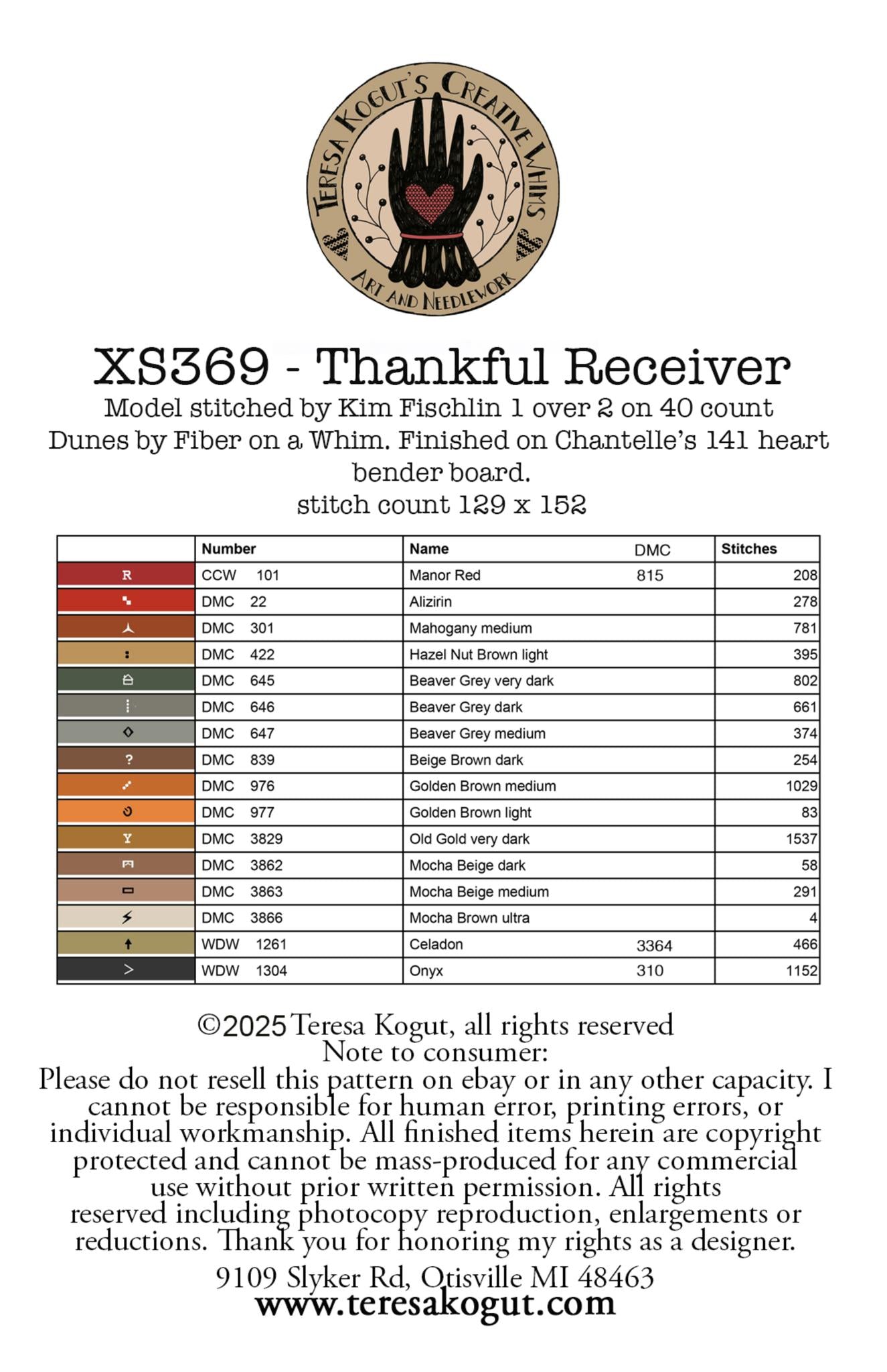 Thankful Receiver by Teresa Kogut
