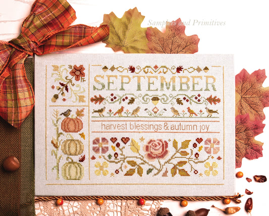 PREORDER! Autumn Joy by Samplers and Primitives