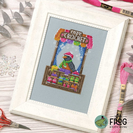 PREORDER! Crochet Shop Robin by Fine Frog Stitching