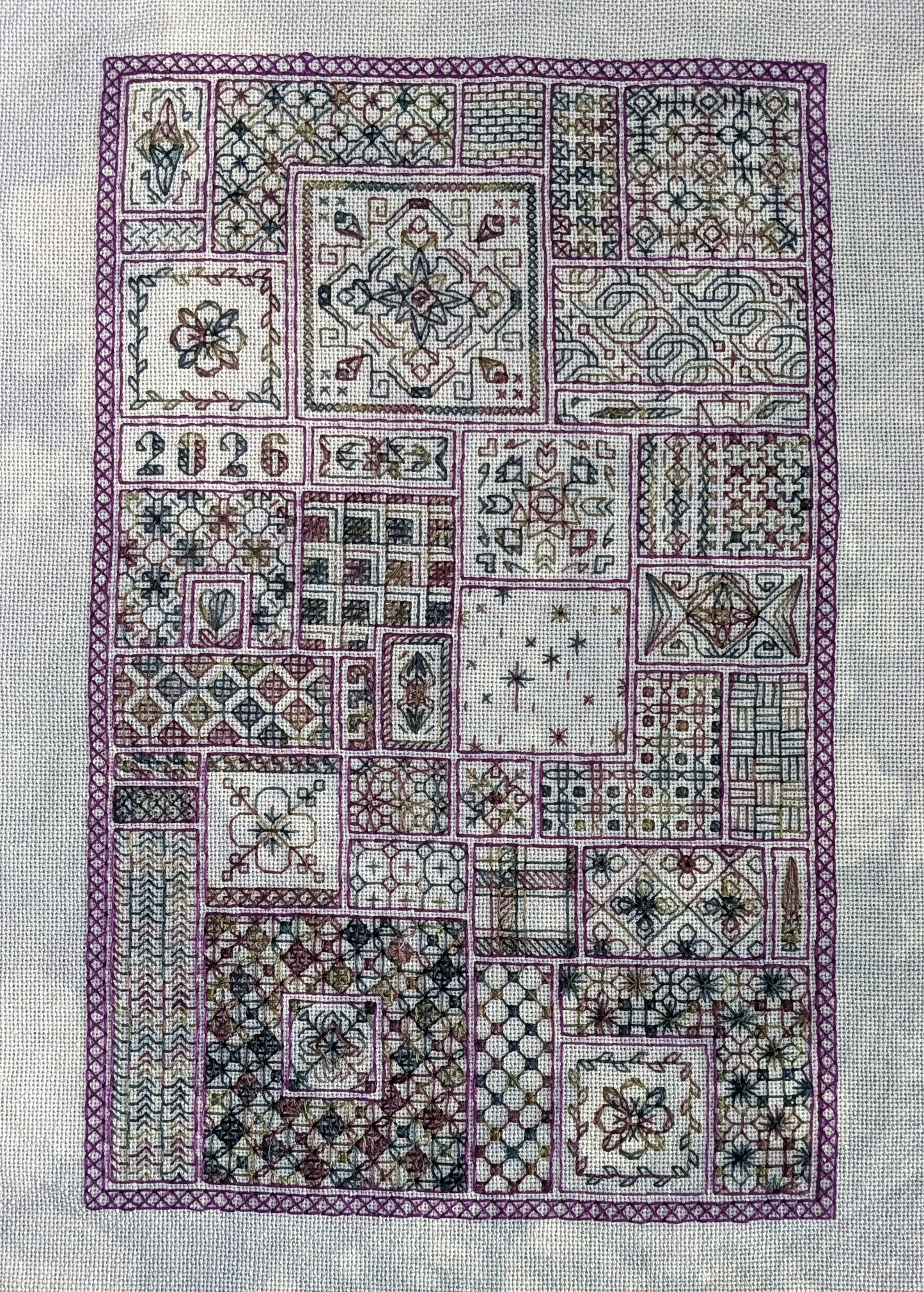 PREORDER! Box It Up Sampler by Unseamly Stitches
