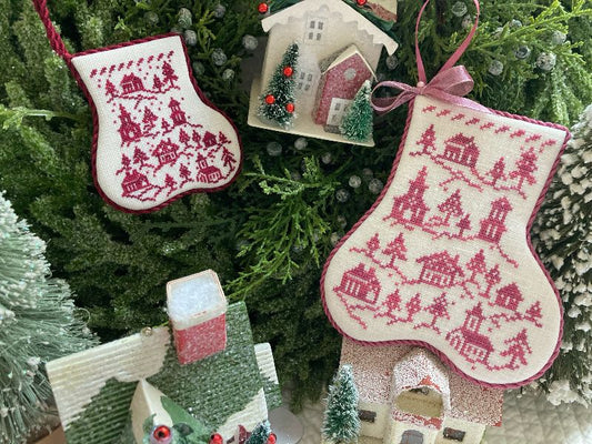 Enchanted Village Stocking by JBW Designs