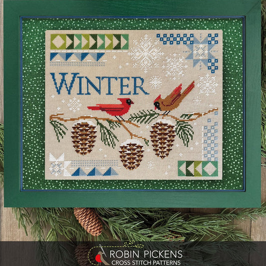 Courier Duos: Winter Cardinals  by Robin Pickens