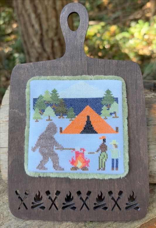 Camping Bigfoot by SamBrie Stitches