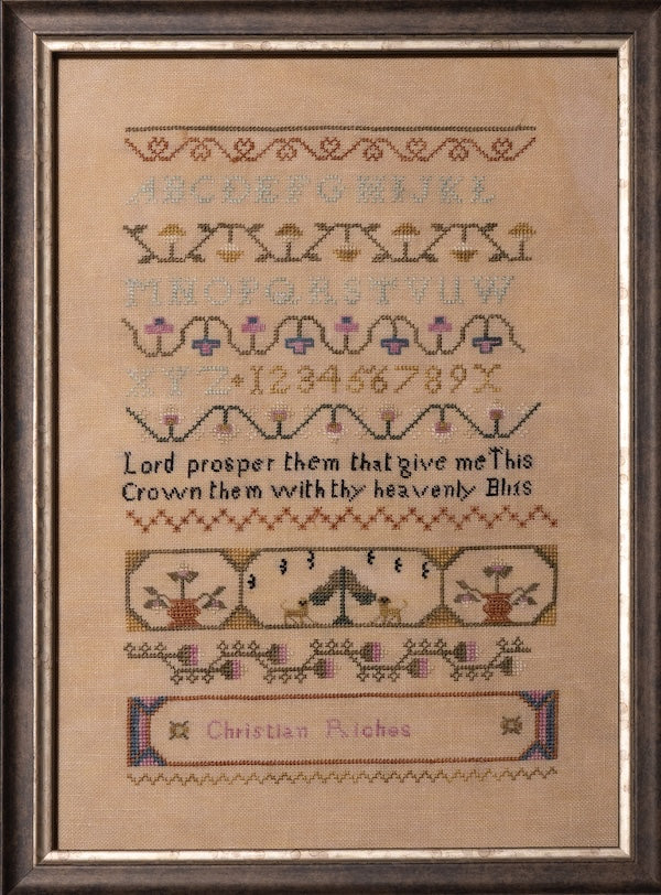 PREORDER! Christian Riches- A Norwich Sampler by Olde Willow Stitchery