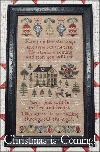 PREORDER! Christmas is Coming!-Sampler by The Scarlett House