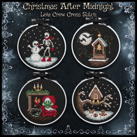 Christmas After Midnight: Ornament Set by Lola Crow