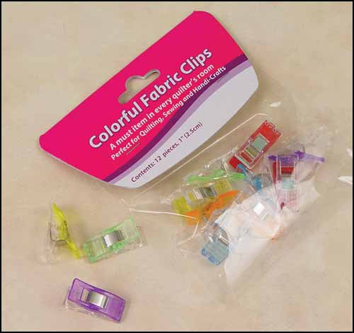 Colorful Mini Fabric Clips