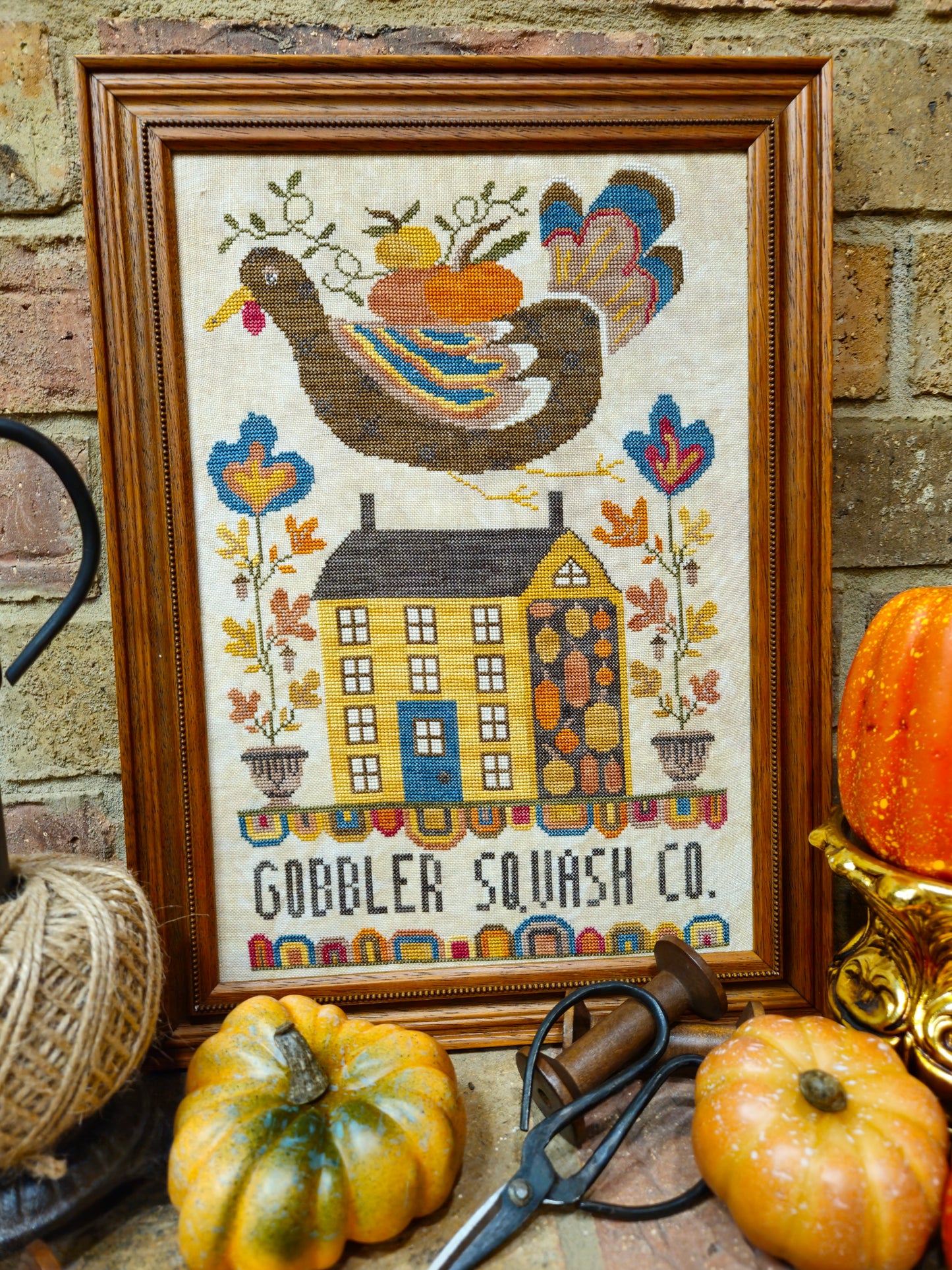 PREORDER! Gobbler Squash Co. by Quaint Rose Needlearts