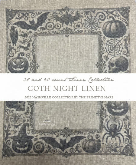 Goth Night linen by The Primitive Hare