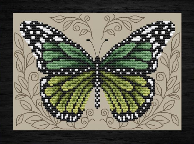 Green Butterfly by Shannon Christine Designs