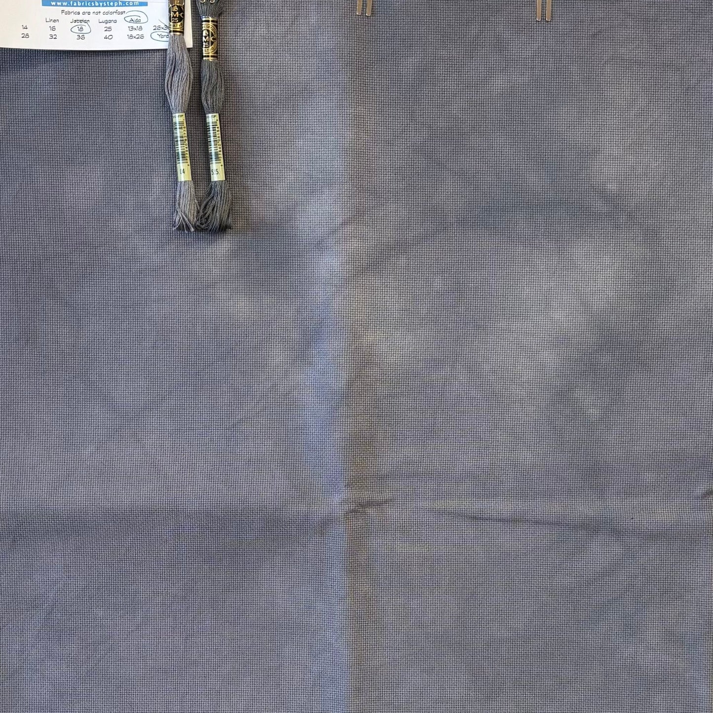 Slate aida by Fabrics by Stephanie