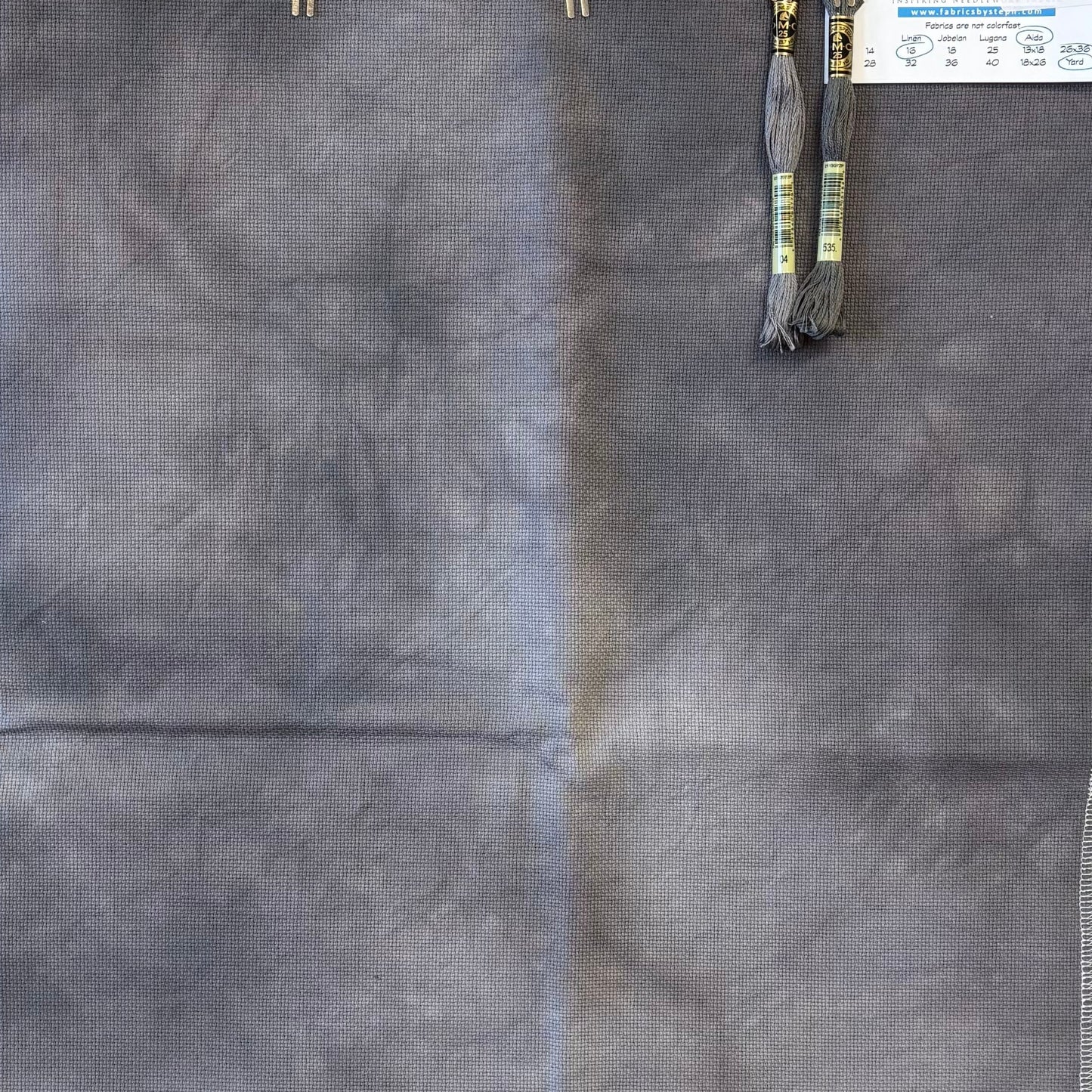 Slate aida by Fabrics by Stephanie