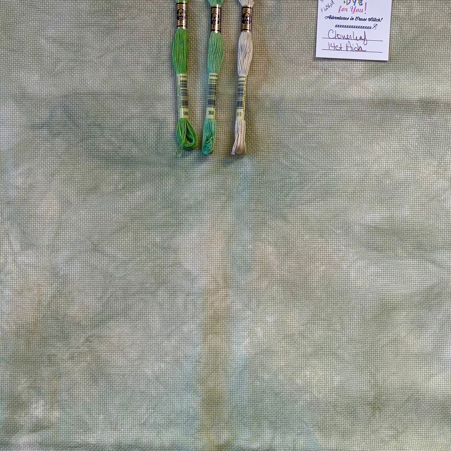 Cloverleaf aida by We Will DYE for You!