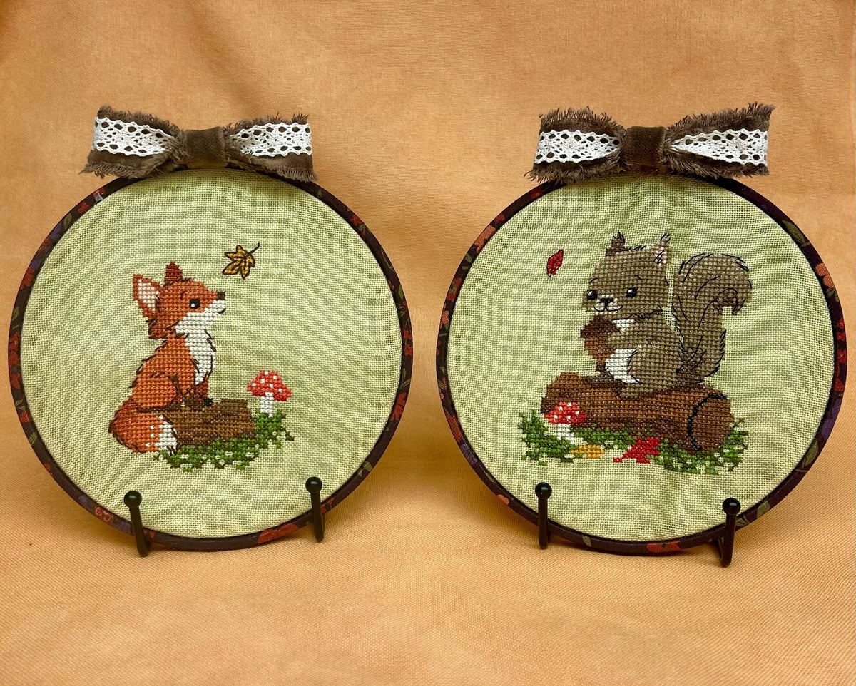 PREORDER! Li'l Critters: Li'l Fox & Li'l Squirrel by The Stitchin' Kitten