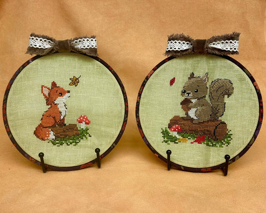 Li'l Critters: Li'l Fox & Li'l Squirrel by The Stitchin' Kitten