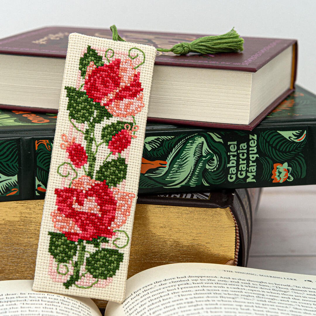 PREORDER! Climbing Rose Bookmark by Counting Puddles