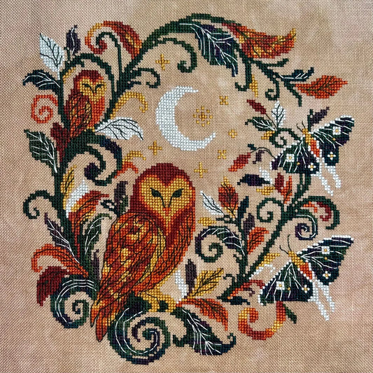 Mystical Owls by The Stitchin' Kitten