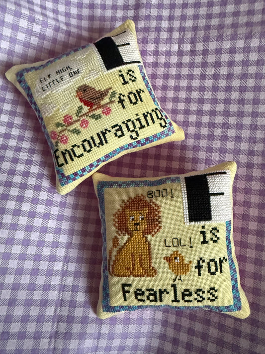 Positivity Alphabet: E-F by Romy's Creations