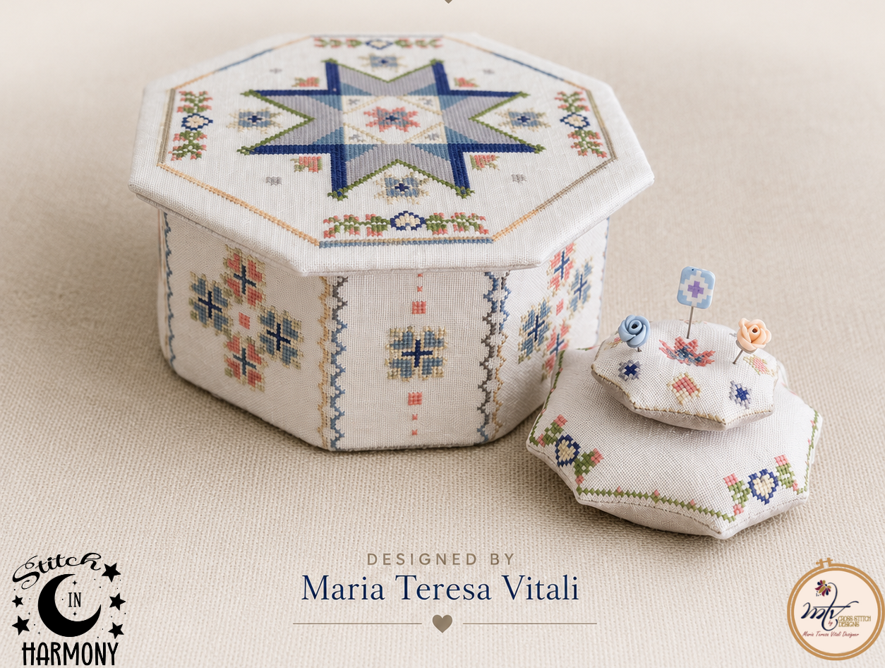 PREORDER! Quaker Star Sewing Box by MTV Designs