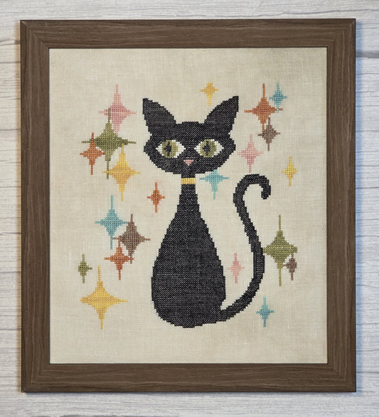 Samantha (Mid Century Feline) by Wildflower Stitching
