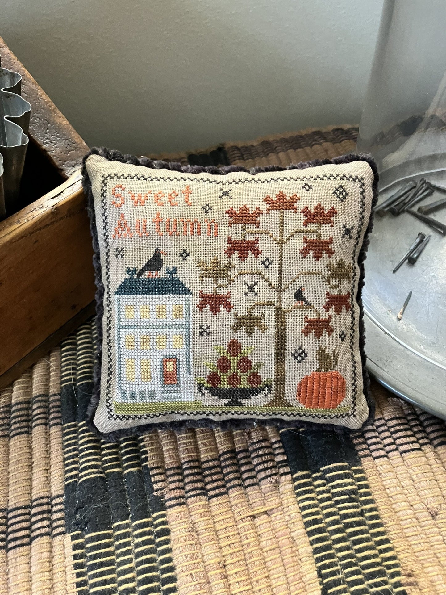 Sweet Autumn Pyn Pillow By Chessie & Me