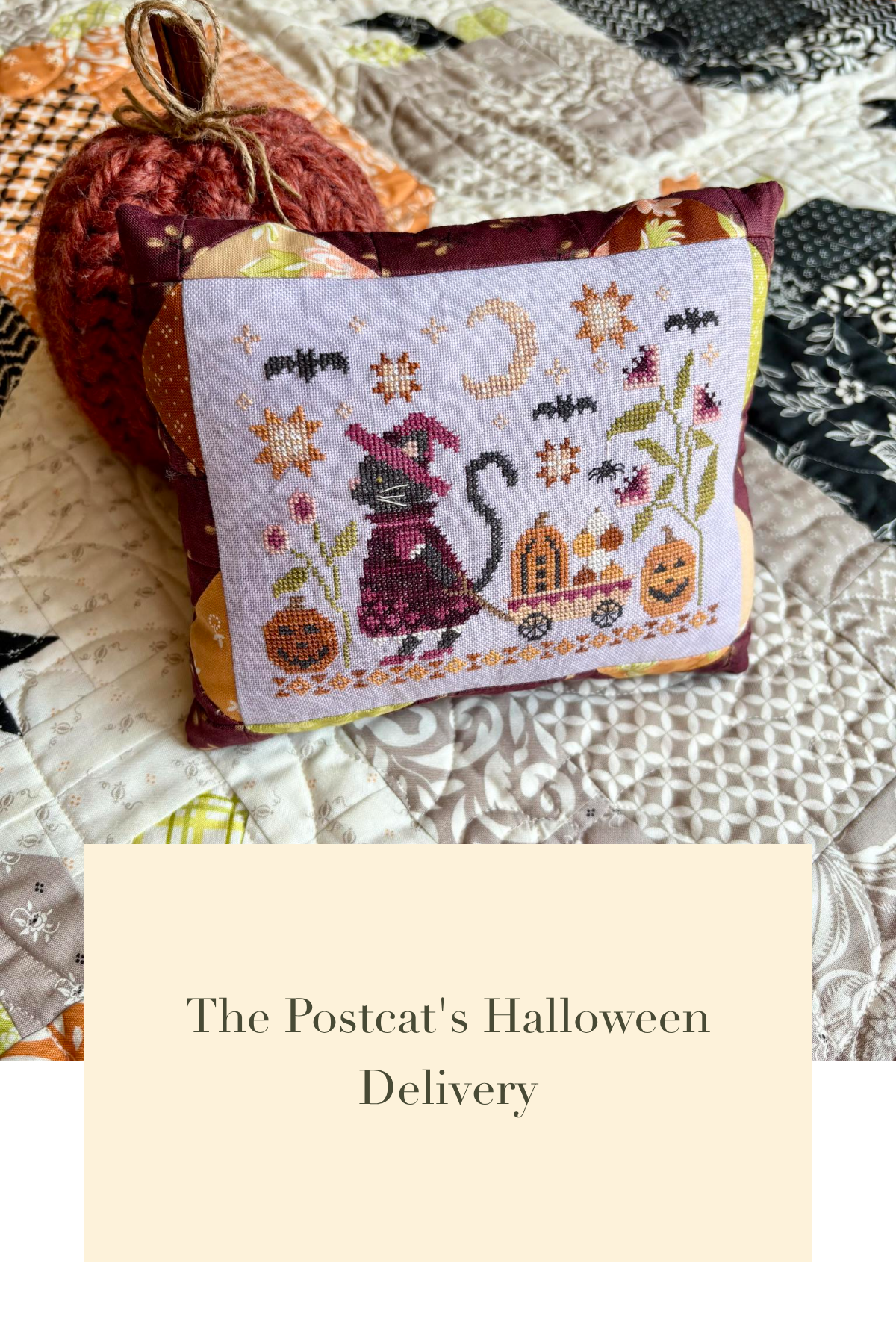 PREORDER! The Postcat's Halloween Delivery by Blueberry Ridge Design