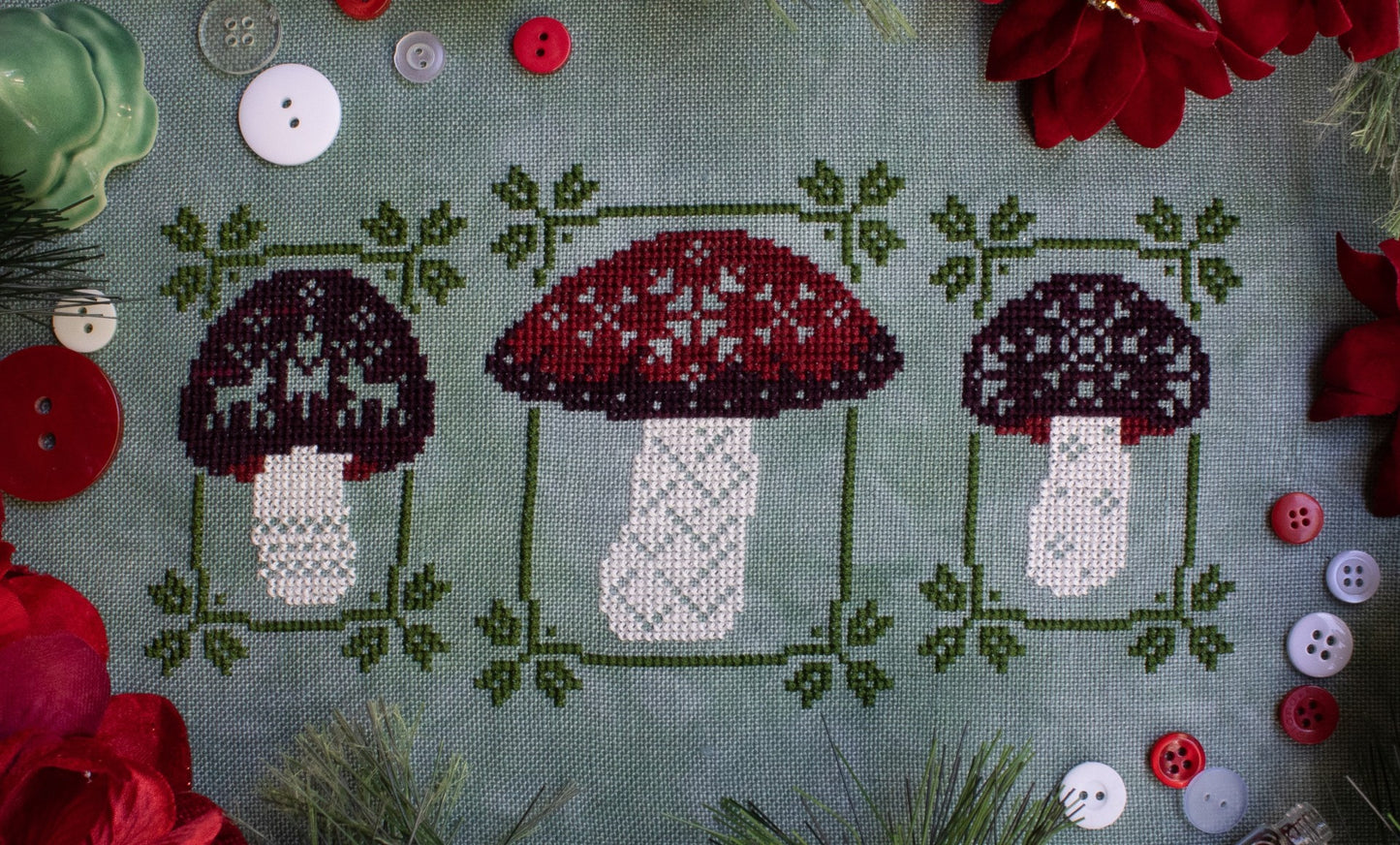 Festive Fungi by Sprouting Lupine