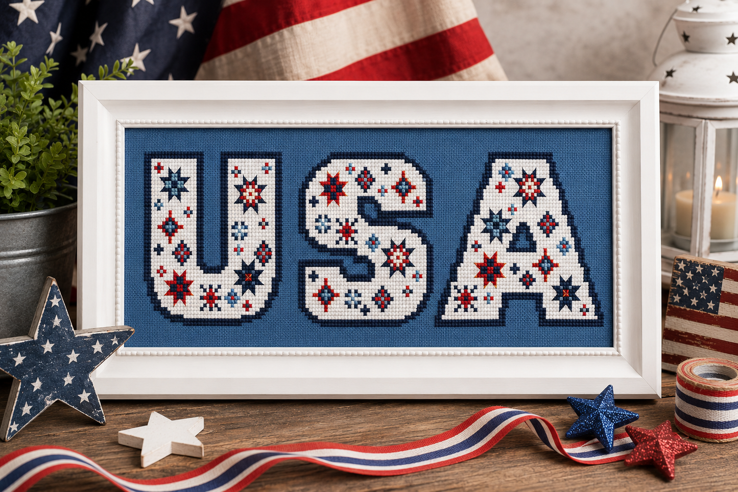 PREORDER! USA by Salty Stitcher Designs'