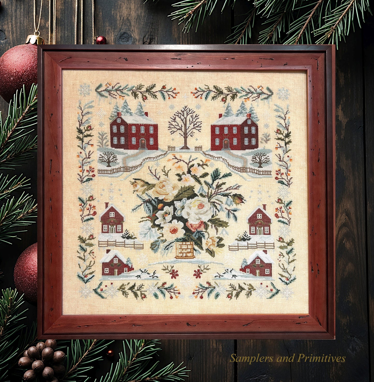 PREORDER! Winter Day Sampler by Samplers and Primitives